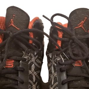 Mens Air Jordon Icons Black Varsity Red & White 393852-001, Size 12